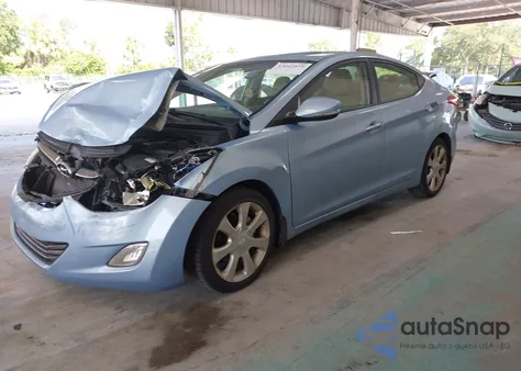 2012 Hyundai Elantra Limited (Ulsan Plant) z USA, uszkodzony, nr VIN KMHDH4AE7CU267768